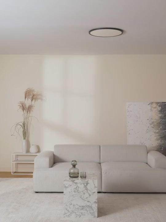 Plafonnier LED avec couleur changeante et télécommande Vasili - vidéo