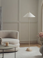 Lampadaire avec socle en marbre Archer - vidéo