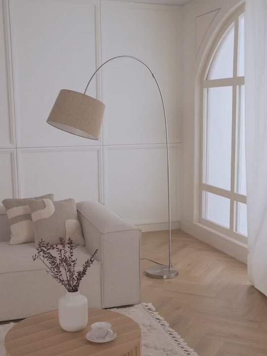 Grand lampadaire arc Gregor - vidéo