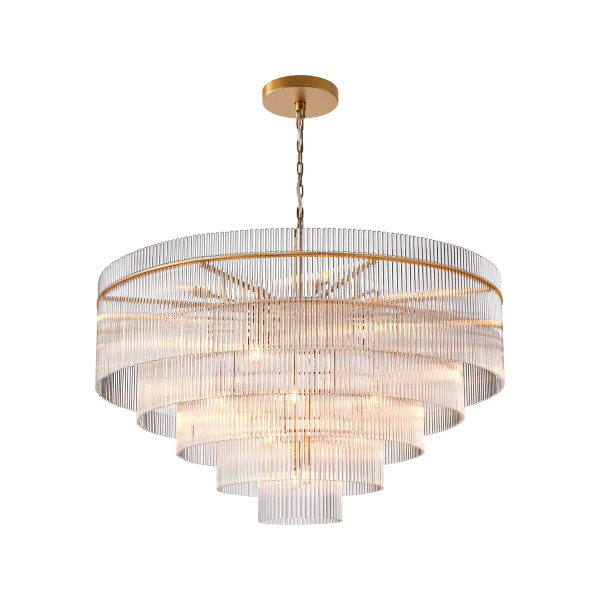 Sanora Round Glass Chandelier