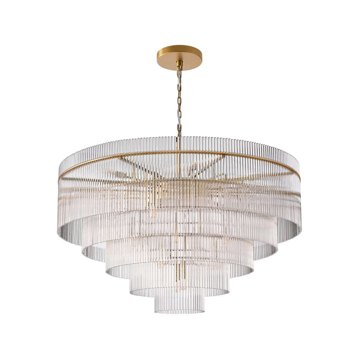 Sanora Round Glass Chandelier