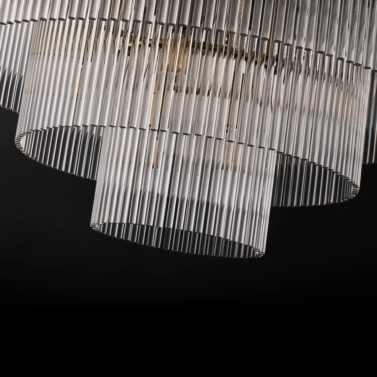 Sanora Round Glass Chandelier