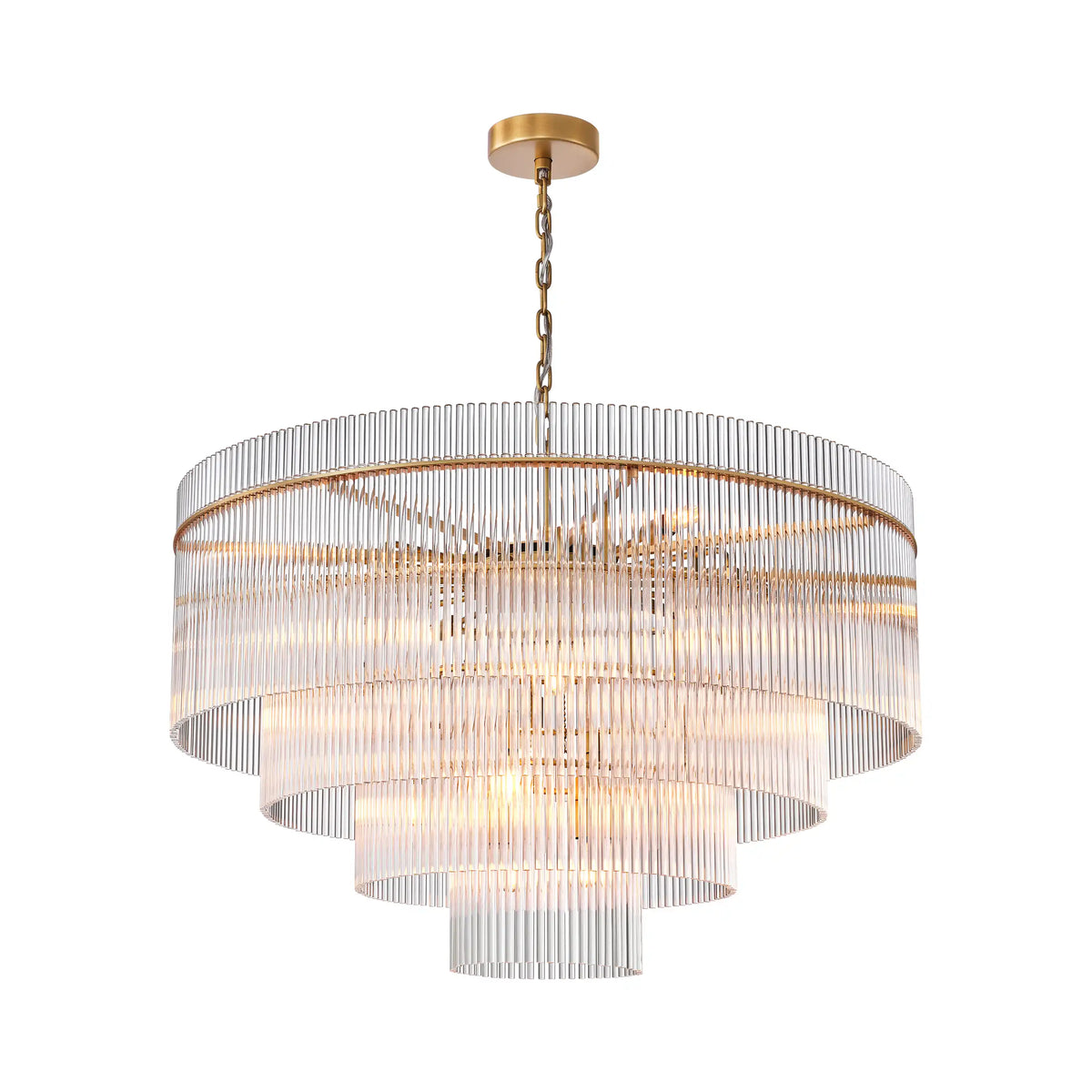 Sanora Round Glass Chandelier