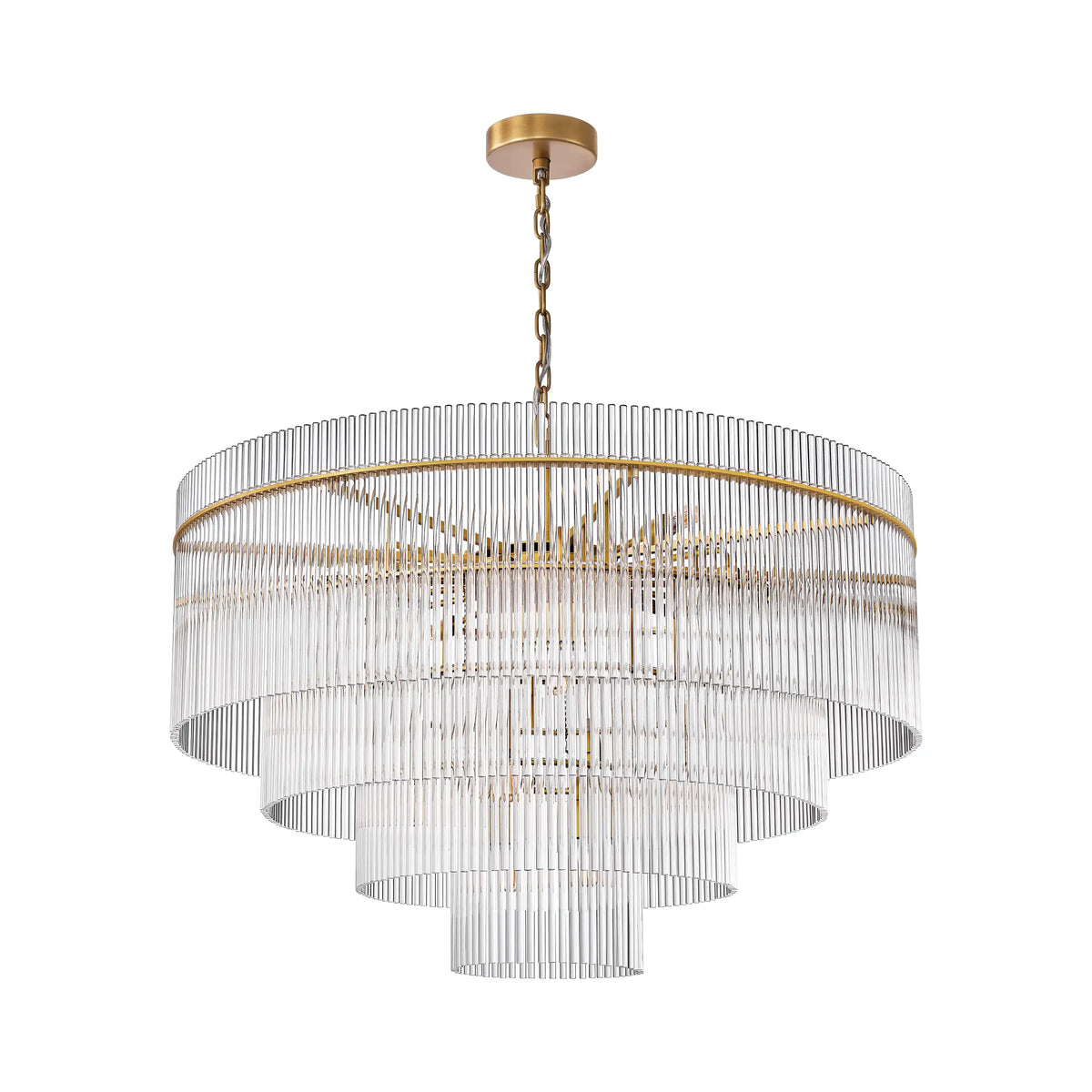 Sanora Round Glass Chandelier