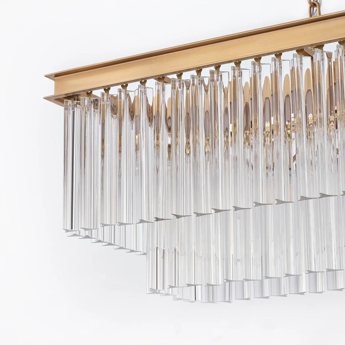 Taveen Rectangular Glass Chandelier