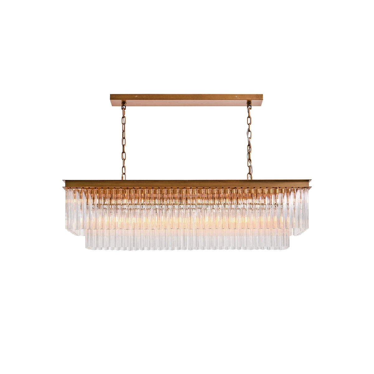 Taveen Rectangular Glass Chandelier