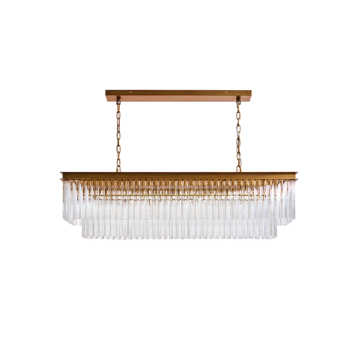 Taveen Rectangular Glass Chandelier