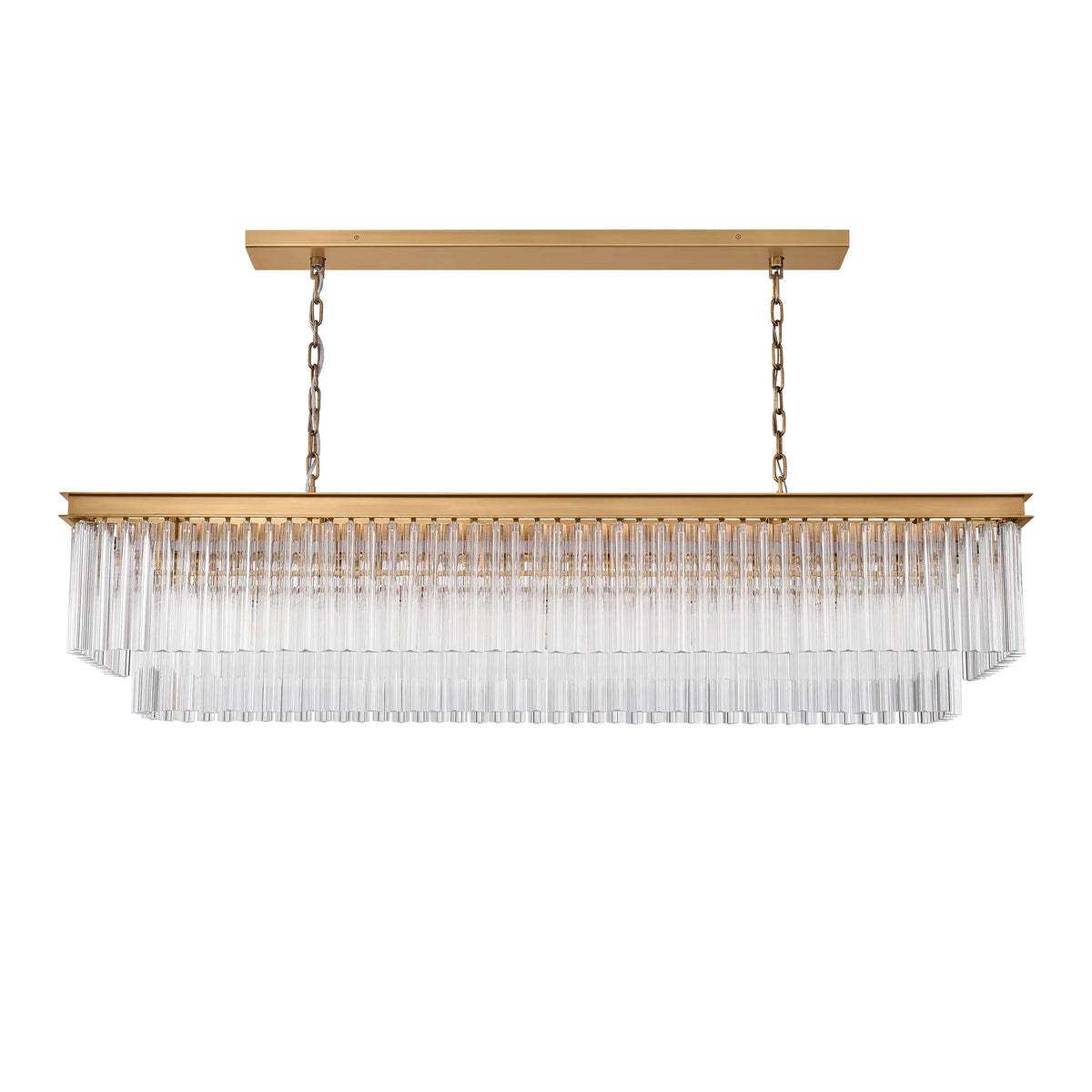 Taveen Rectangular Glass Chandelier